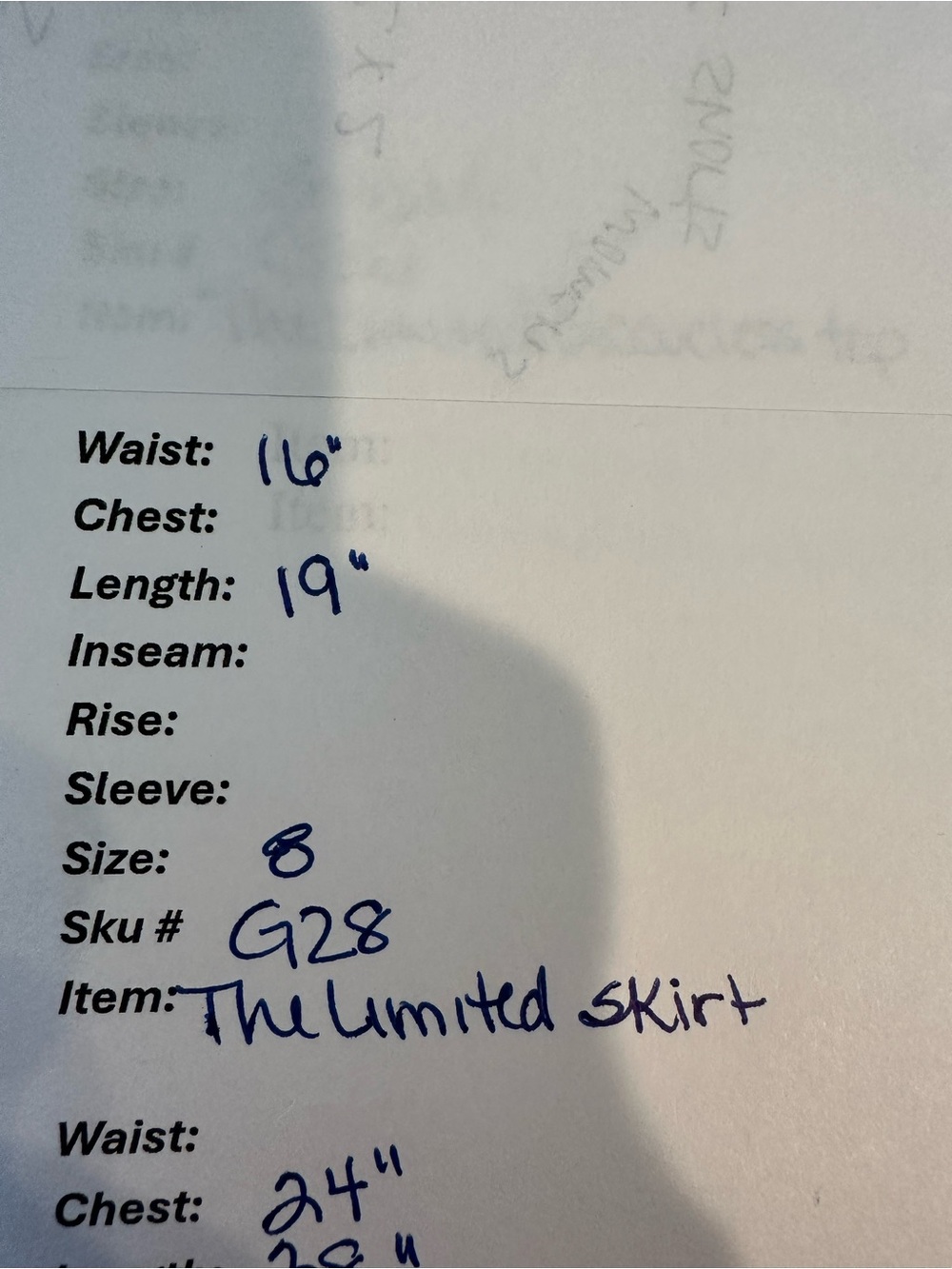 90s The Limited Shimmer Beige A-Line Skirt with Black Lace Bands - Picture 6 of 6